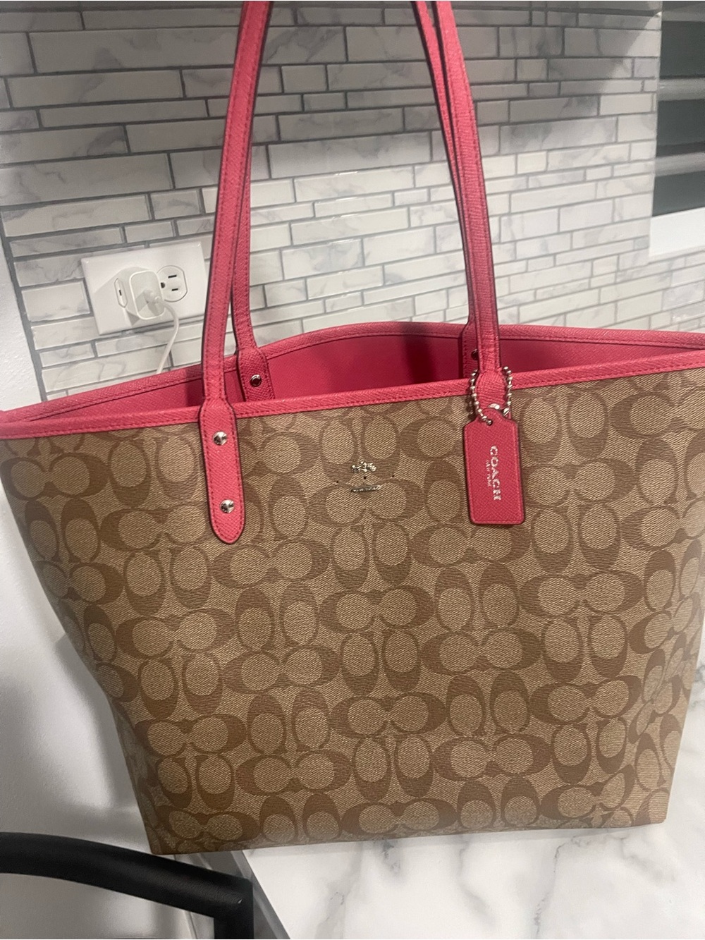 Coach reversible bag